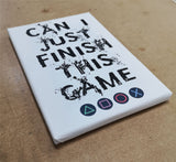 GnG Gaming A4 Word Quote Canvas For Kids Bedrooms Artwork May Yell at Games PS