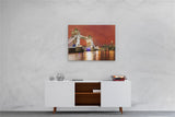 A2 45x60 Canvas Wall Art of London Bridge for your Living Room Canvas Prints - Pictures