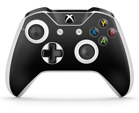 GNG 2 x Black Compatible with Xbox One S Controller Skins Full Wrap Vinyl Sticker