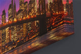 4 Panel 131x 60cm Canvas Wall Art of New York Large for your Living Room Canvas Prints - Pictures