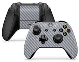 GNG 1 x Carbon Silver Xbox One X, Xbox One S, Xbox One  Controller Skins Full Wrap Vinyl Sticker