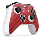 giZmoZ n gadgetZ Xbox One S Carbon Red Console Skin Decal Sticker + 2 Controller Skins
