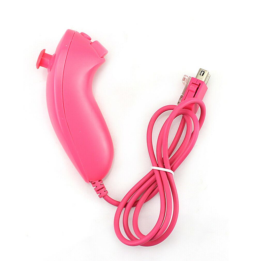 GNG Pink Nunchuk Remote Controller Attachment Compatible With Nintendo Wii  / Wii U