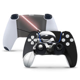 PS5 Disk Console StormTrooper Skin Decal Mahogany Vinal Sticker + 2 Controller Skins Set