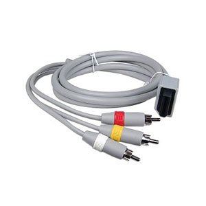 GNG AV Cable 3-RCA Composite Male Lead Compaible Nintendo Wii / Wii U Game Console