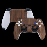 PS5 Disk Console WOOD Skin Decal Mahogany Vinal Sticker + 2 Controller Skins Set