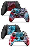 GNG 2 x COLOUR EXPLOSION Xbox One X, Xbox One S, Xbox One  Controller Skins Full Wrap Vinyl Sticker