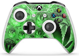 GNG 2 x WEED Compatible with Xbox One S Controller Skins Full Wrap Vinyl Sticker