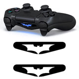 GnG 2x LED White Batman Light Bar Decal Sticker For PlayStation 4 PS4 Controller DualShock 4