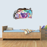 GNG M My Little Pony The Movie Vinyl Smashed Wall Art Decal Stickers Bedroom Boys Girls 3D