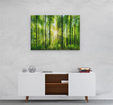 A2 45x60 Canvas Wall Art of Forrest for your Living Room Canvas Prints - Pictures