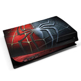 PS5 Disk Console Spider Skin Decal Mahogany Vinal Sticker + 2 Controller Skins Set