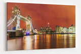 A3 30x45cm Panoramic Canvas Wall Art Painting of London Skyline City Scape Large for your Living Room Canvas Prints Panel - Pictures