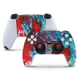 PS5 Disk Console Colour Explosion Skin Decal Vinal Sticker + 2 Controller Skins Set