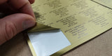 Customised Gold Return Address Labels Self Adhesive Custom Printed Small Stickers