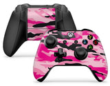 giZmoZ n gadgetZ PINK CAMO Skins for Xbox One X XBX Console Decal Vinal Sticker + 2 Controller Set