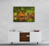 A1 60x75cm Canvas Wall Art of Tranquil BUDDHA for your Living Room Canvas Prints - Pictures