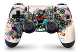 GNG 2 x GRAFFITI PlayStation 4 PS4 Controller Skins Full Wrap Vinyl Sticker
