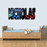 L Customisable Star Wars Jedi Childrens Name Wall Art Stickers Decal Vinyl for Boys/Girls Bedroom