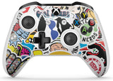 GNG 2 x STICKERBOMB Compatible with Xbox One S Controller Skins Full Wrap Vinyl Sticker