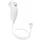 GNG White Nunchuk Remote Controller Attachment Compatible With Nintendo Wii  / Wii U
