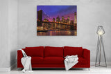 A2 45x60 Canvas Wall Art of New York for your Living Room Canvas Prints - Pictures