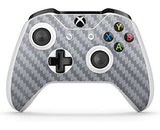 GNG 1 x Carbon Silver Compatible with Xbox One S Controller Skins Full Wrap Vinyl Sticker