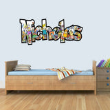 L Customisable Pokemon Childrens Name Wall Art Decal Vinyl Stickers for Boys/Girls Bedroom