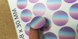 GNG Round / Custom Small Vinyl Sticker Bulk Printing Image Logo Text Postage Labels Personalised