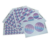 GNG Round / Custom Small Vinyl Sticker Bulk Printing Image Logo Text Postage Labels Personalised