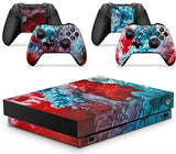 GNG COLOUR EXPLOSION Skins for XBOX ONE X  XBX Console Decal Vinal Sticker + 2 Controller Set