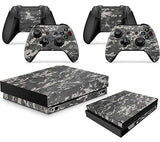 GNG DIGITAL CAMO Skins for Xbox One X XBX Console Decal Vinal Sticker + 2 Controller Set