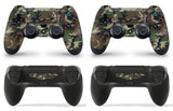 GNG 2 x Camouflage PlayStation 4 PS4 Controller Skins Full Wrap Vinyl Sticker