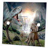 Dinosaurs Single/Double Light Switch Sticker Cover Skin Wall Decal Bedroom