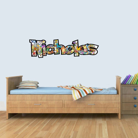 M Customisable Pokemon Childrens Name Wall Art Decal Vinyl Stickers for Boys/Girls Bedroom