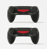 giZmoZ n gadgetZ PS4 Console Carbon Red Colour Skin Decal Vinal Sticker + 2 Controller Skins Set