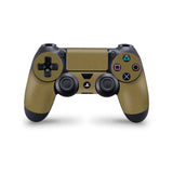 giZmoZ n gadgetZ PS4 SLIM Console Metallic Gold Colour Skin Decal Vinal Sticker + 2 Controller Skins Set