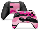 giZmoZ n gadgetZ PINK CAMO Skins for Xbox One X XBX Console Decal Vinal Sticker + 2 Controller Set