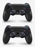 giZmoZ n gadgetZ PS4 Console Carbon Black Colour Skin Decal Vinal Sticker + 2 Controller Skins Set
