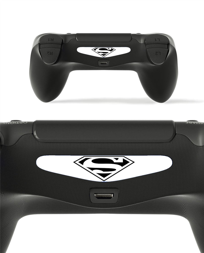 GnG 2x LED Hero Light Bar Decal Sticker For PlayStation 4 / Slim / Pro PS4 Controller DualShock 4